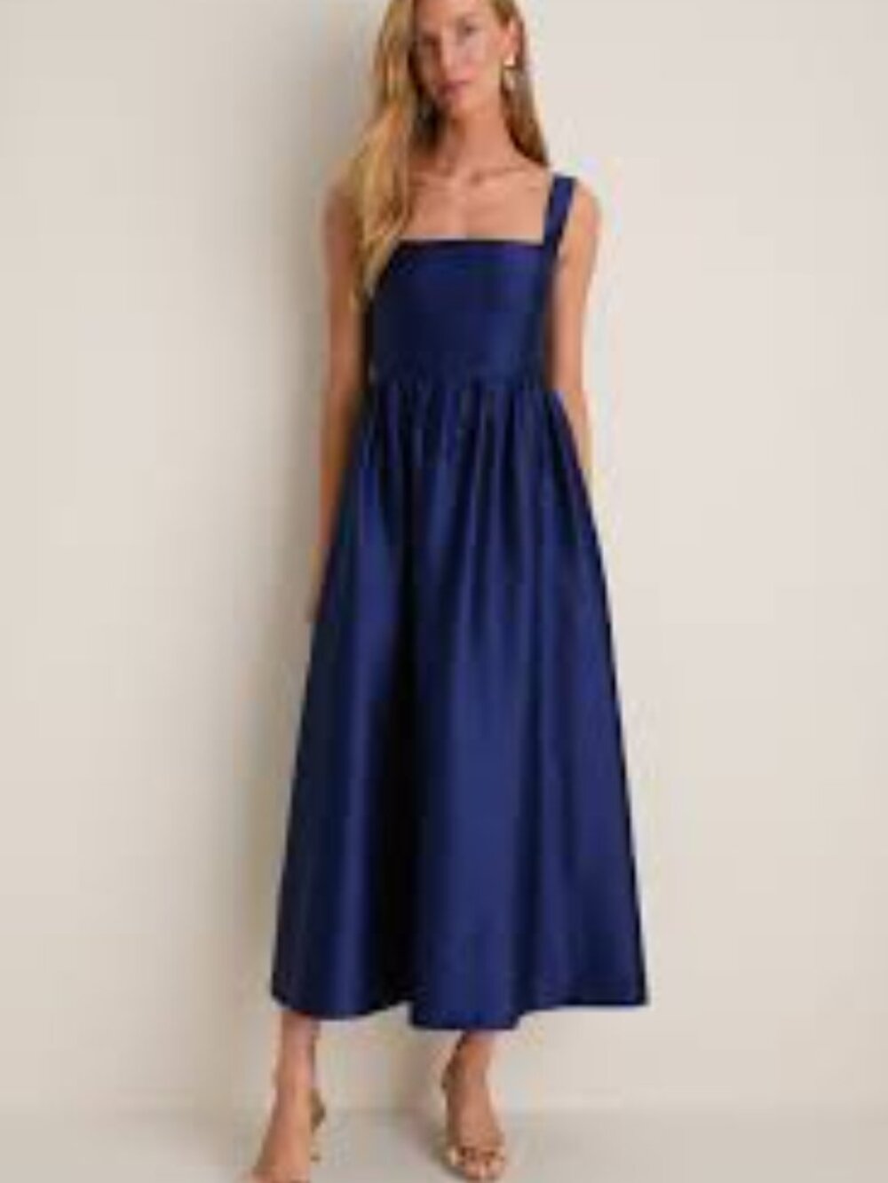 Tuckernuck Dupioni Esme Dress - Navy